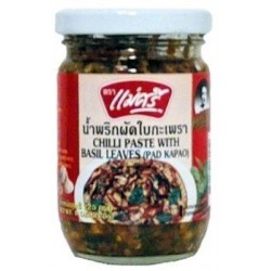 Maesri Chili Paste With Basil Leaves 200g Pad Kapao Basil Leaf Chilli Paste