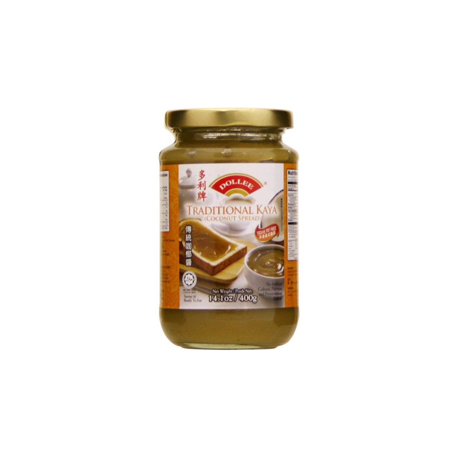 Dollee Traditional Kaya Coconut Jam 400g 多利牌咖椰醬 Coconut Spread