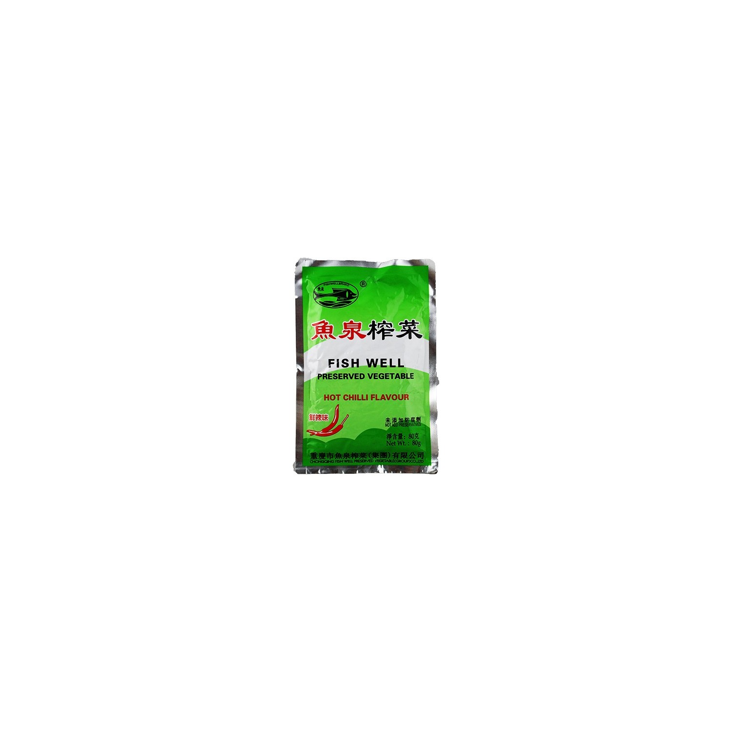 Fishwell 80g Preserved Mustard Stem Hot Chilli Flavour