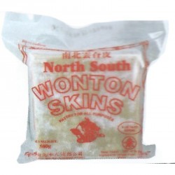 North South Wonton Skin Pastries 500g Frozen Orange Label Deep Fry Wonton Pastry Skins