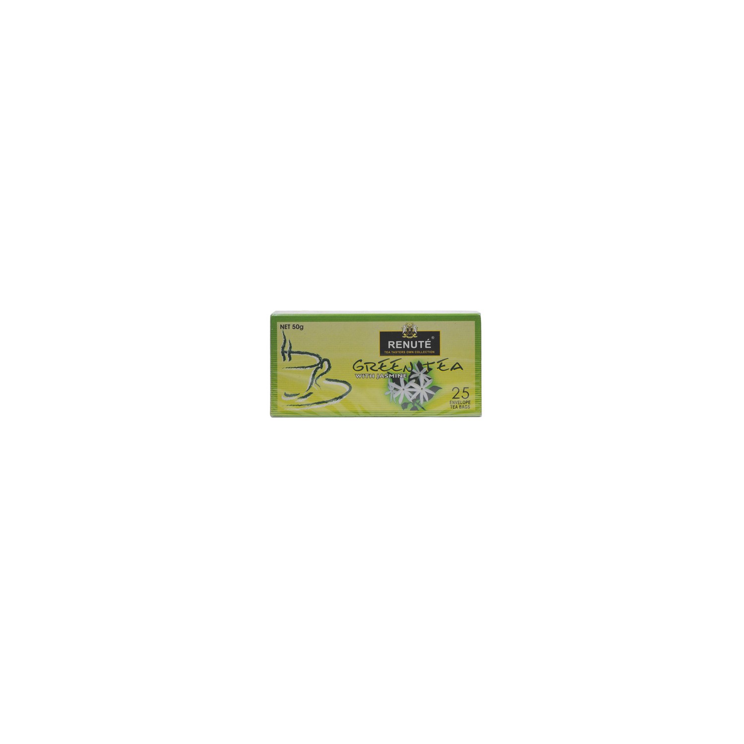 Renute 50g Green Tea 25 Enveloped Tea Bags