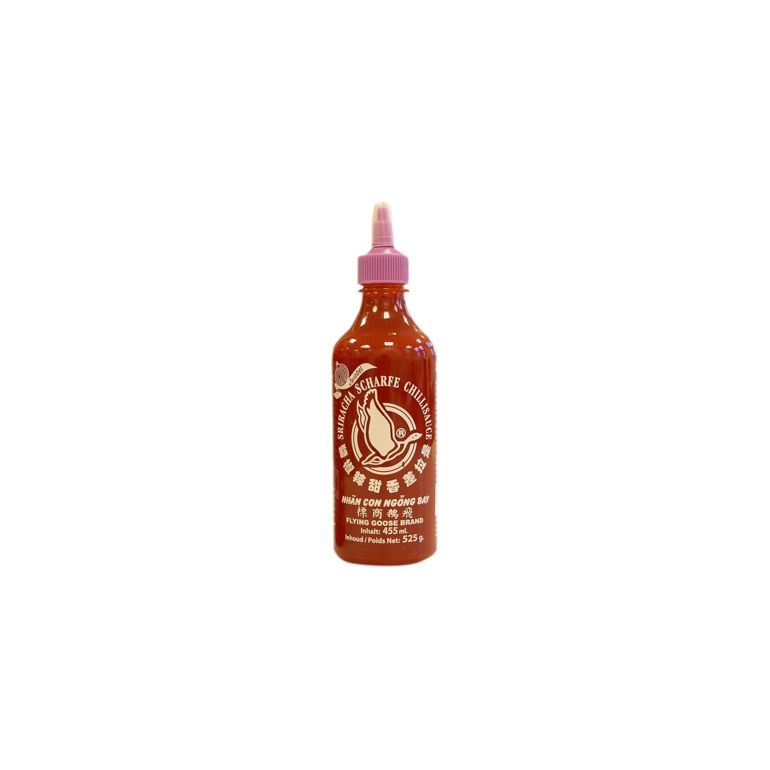 Flying Goose Brand - 455ml - Sriracha Hot Chilli Onion Sauce Flying Goose Brand - 455ml - Sriracha Hot Chilli Onion Sauce