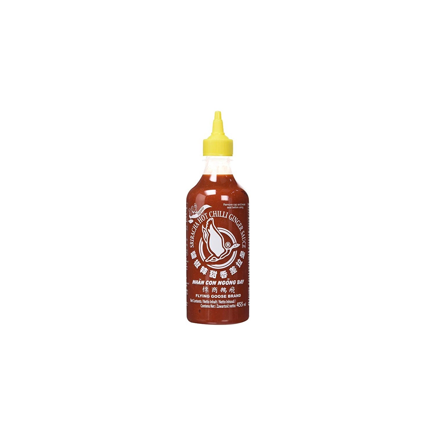 Flying Goose Brand - 455ml - Sriracha Hot Chilli Ginger Sauce Flying Goose Brand - 455ml - Sriracha Hot Chilli Ginger Sauce