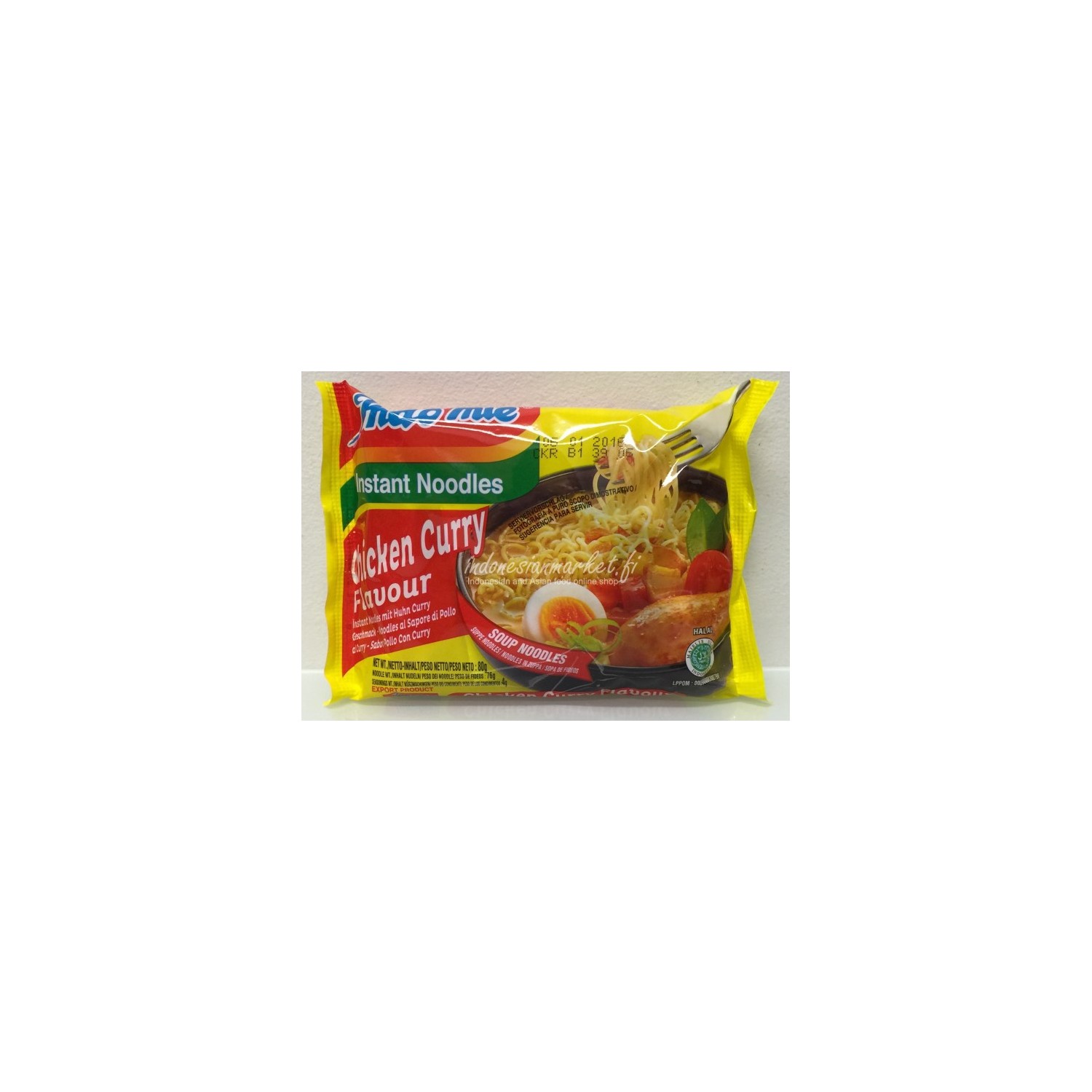 Indomie 80g Instant Noodles Chicken Curry Flavour