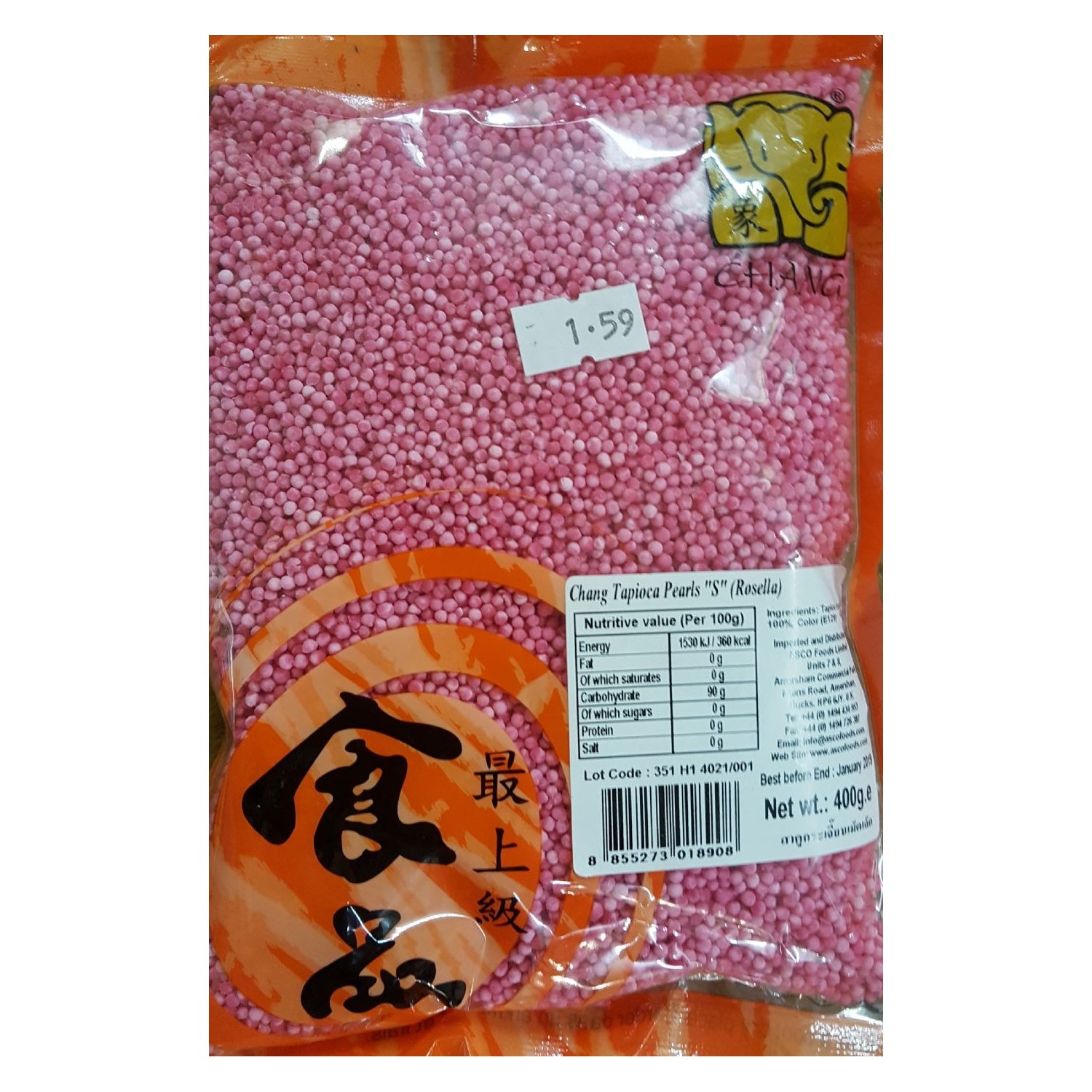 Chang - 400g - Tapioca Pearls