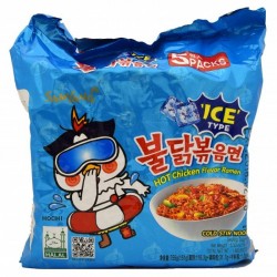 Samyang Noodles Hot Chicken Flavour 5x151g Ramyun Ice...