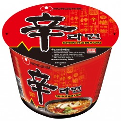 Nongshim Big Bowl Shin Noodle 114g  農心辛辣杯麵 大 Big Bowl Korean Ramyun Shin Noodles