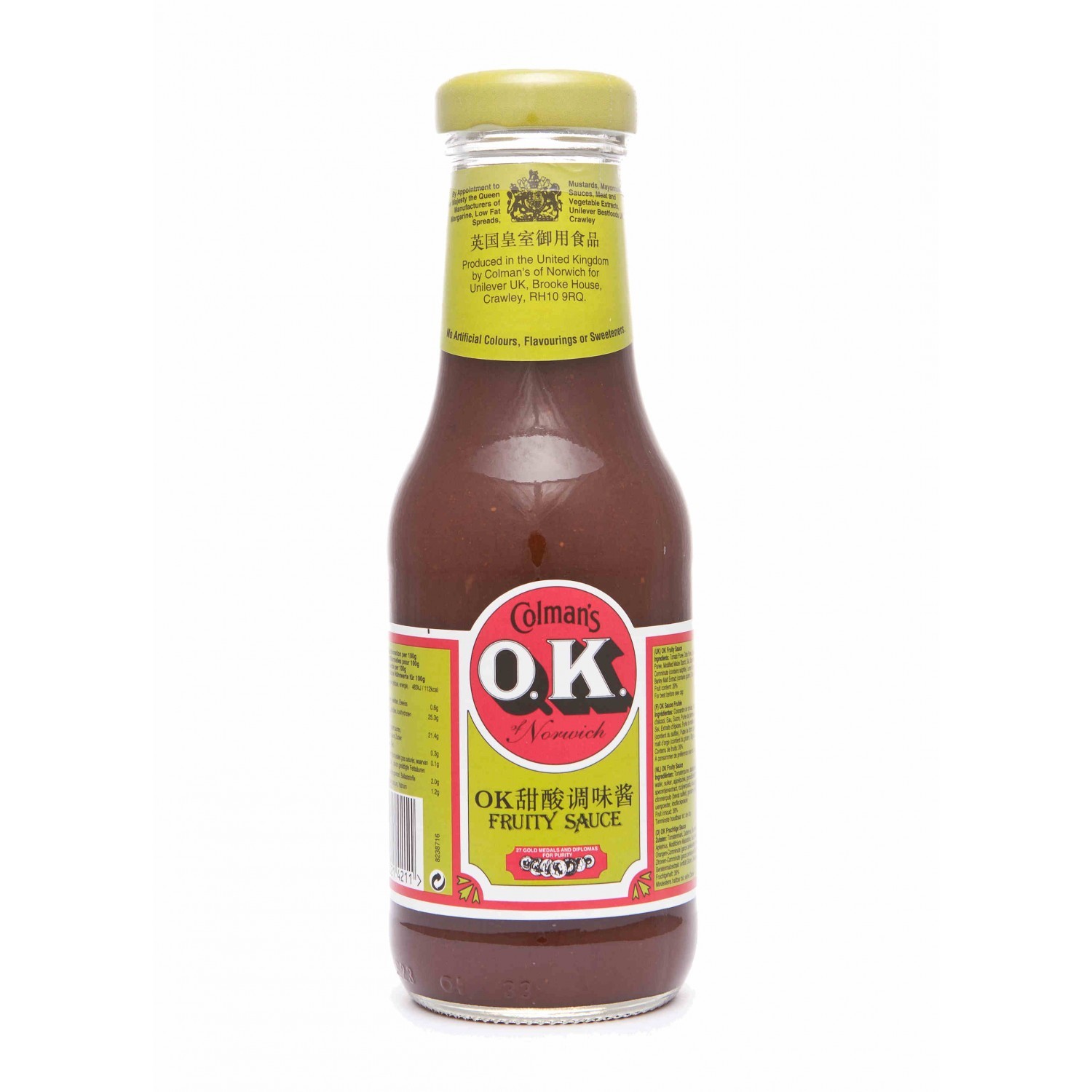 Colman's OK (甜酸調味醬) Fruity O.K. Sauce Colman's OK (甜酸調味醬) Fruity O.K. Sauce