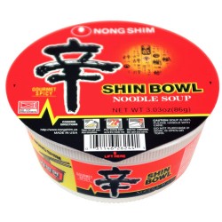 Nong Shim Bowl 86g Noodles ( 農心辛辣杯麵 )  Shin Cup Noodle Soup