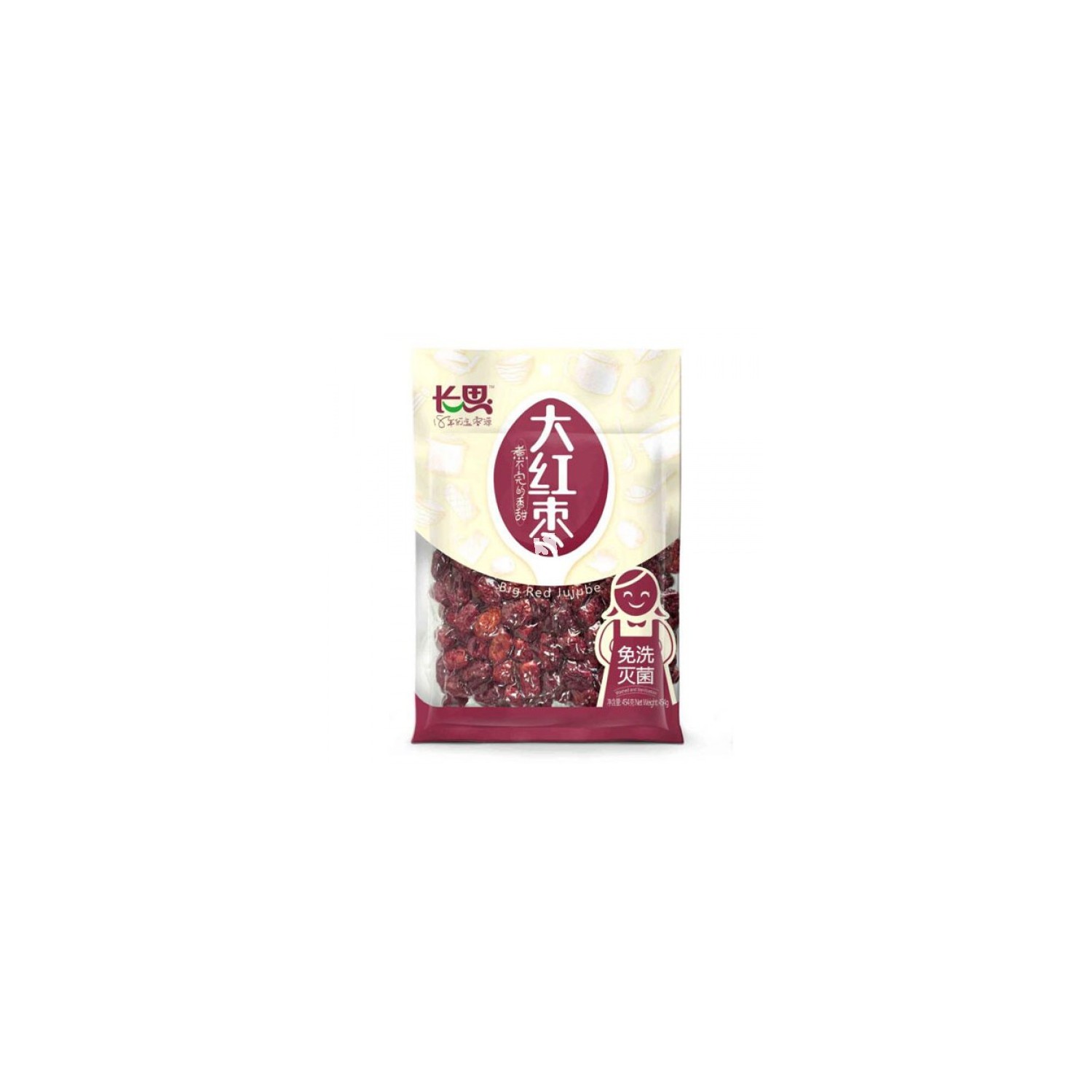 Choillse Big Red Jujube (長思大紅棗) 454g (Red Dates)