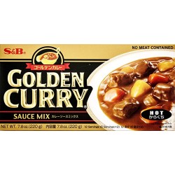 S&B Golden Curry Sauce Japanese 220g Hot Sauce Mix