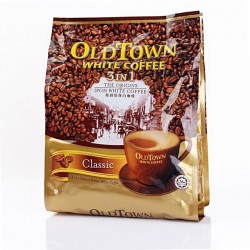 Old Town White Coffee 3 in 1 Classic 15x38g Sticks Instant Malaysian Coffee