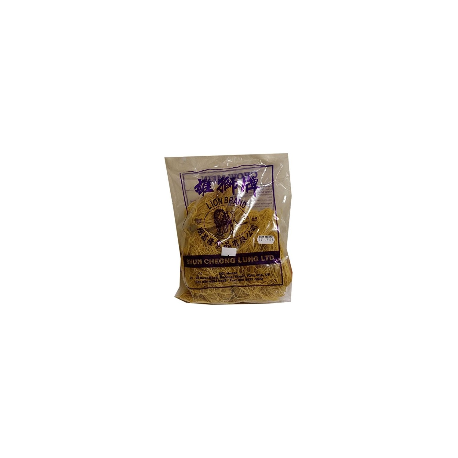 Lion Brand - Shun Cheong Lung - 450g - Thin Chow Mien Noodles Lion Brand - Shun Cheong Lung - 450g - Thin Chow Mien Noodles