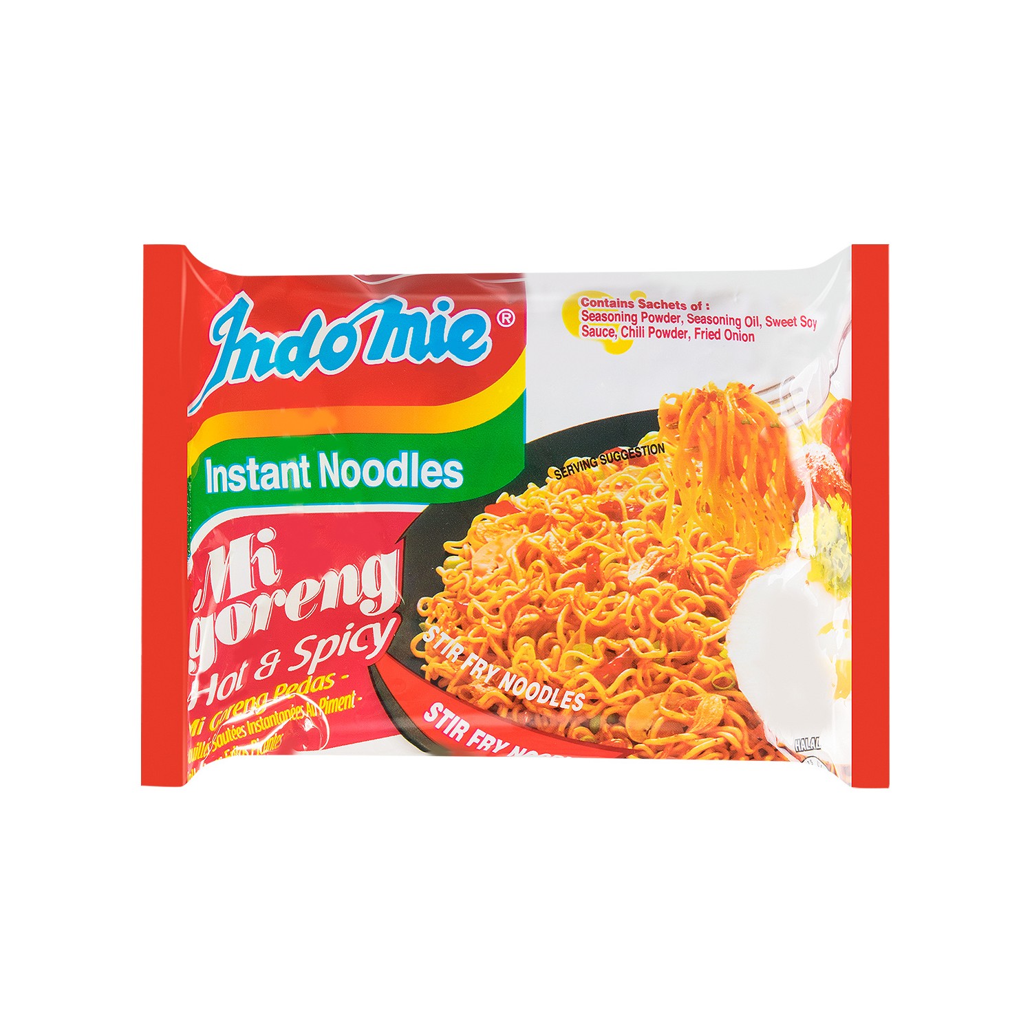 Indomie Noodles 80g Mi Goreng Pedas Hot & Spicy 3̶9̶p̶  Instant Indonesian Noodles