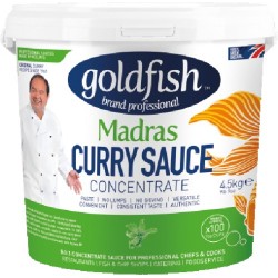 Goldfish Madras Curry Sauce 4.5kg Concentrate Catering Tub