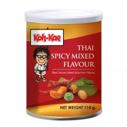 Koh-Kae Mixed Nuts 110g Resealable tub thai spicy miced nuts spicy flavour coated nuts