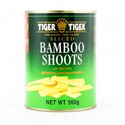 Tiger Tiger Bamboo Shoots 560g Sliced Bamboo in water