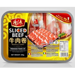 Fresh Asia Foods Sliced Beef Rolls 400g Rolled Beef Slices