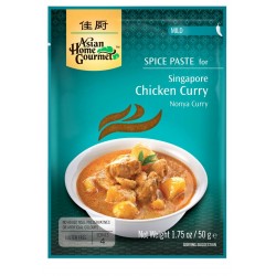 Asian Home Gourmet Spice paste for Singapore Chicken Curry 50g Nonya Curry Paste