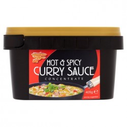 Goldfish Brand Hot & Spicy Curry Sauce 6x405g Concentrate (old black tub)