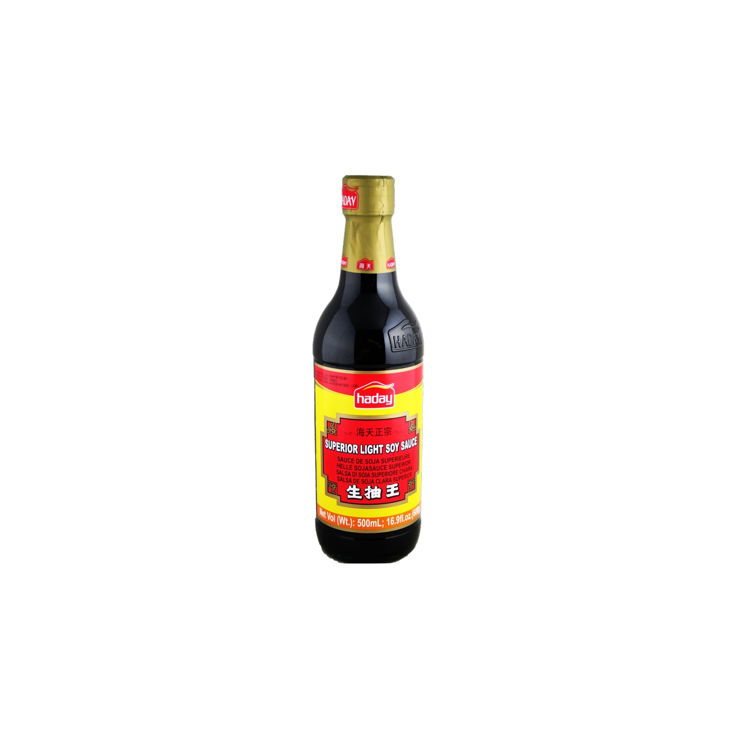 Haday Superior Light 500ml bottle Soy Sauce