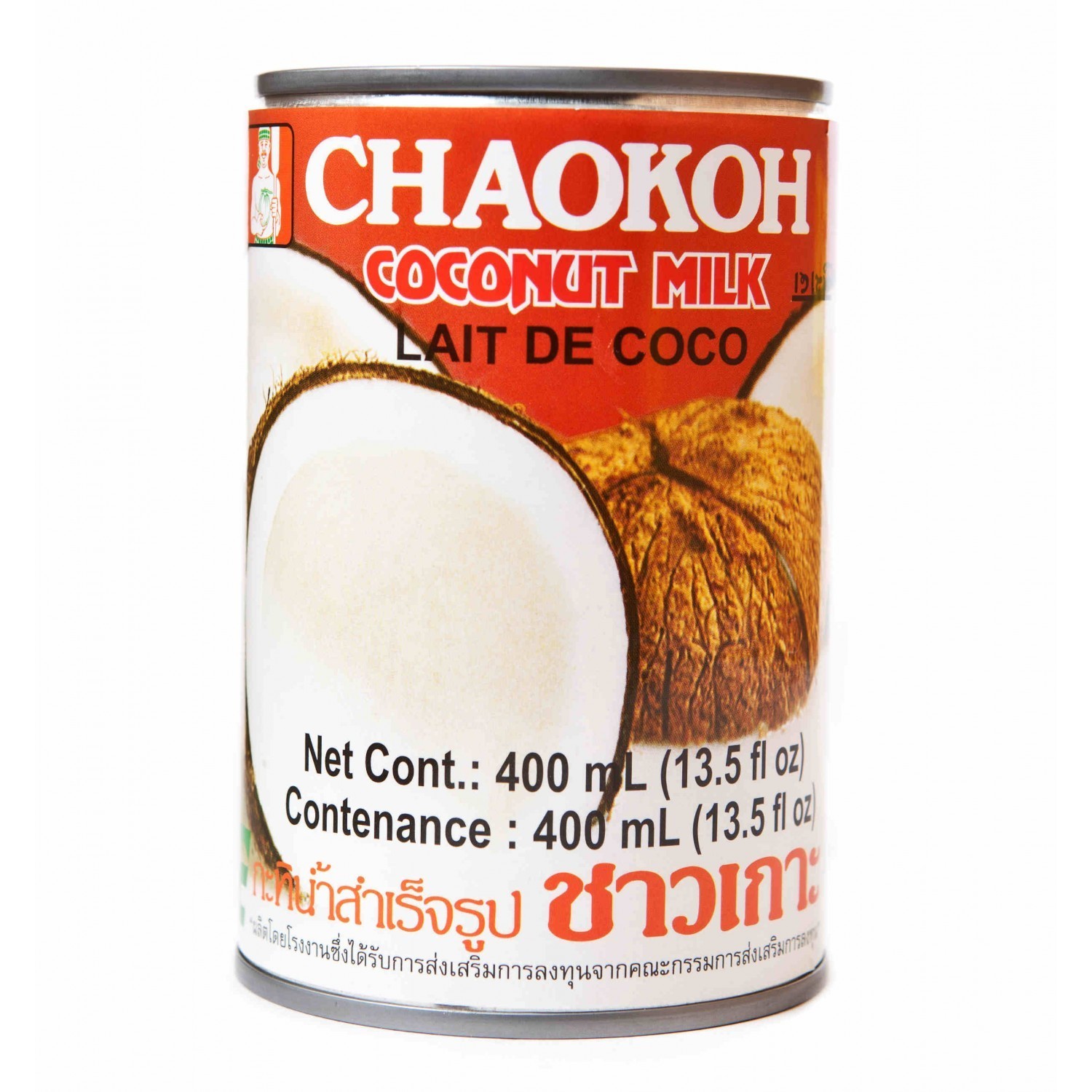 Chaokoh Coconut Milk 400ml Thai Coconut Milk