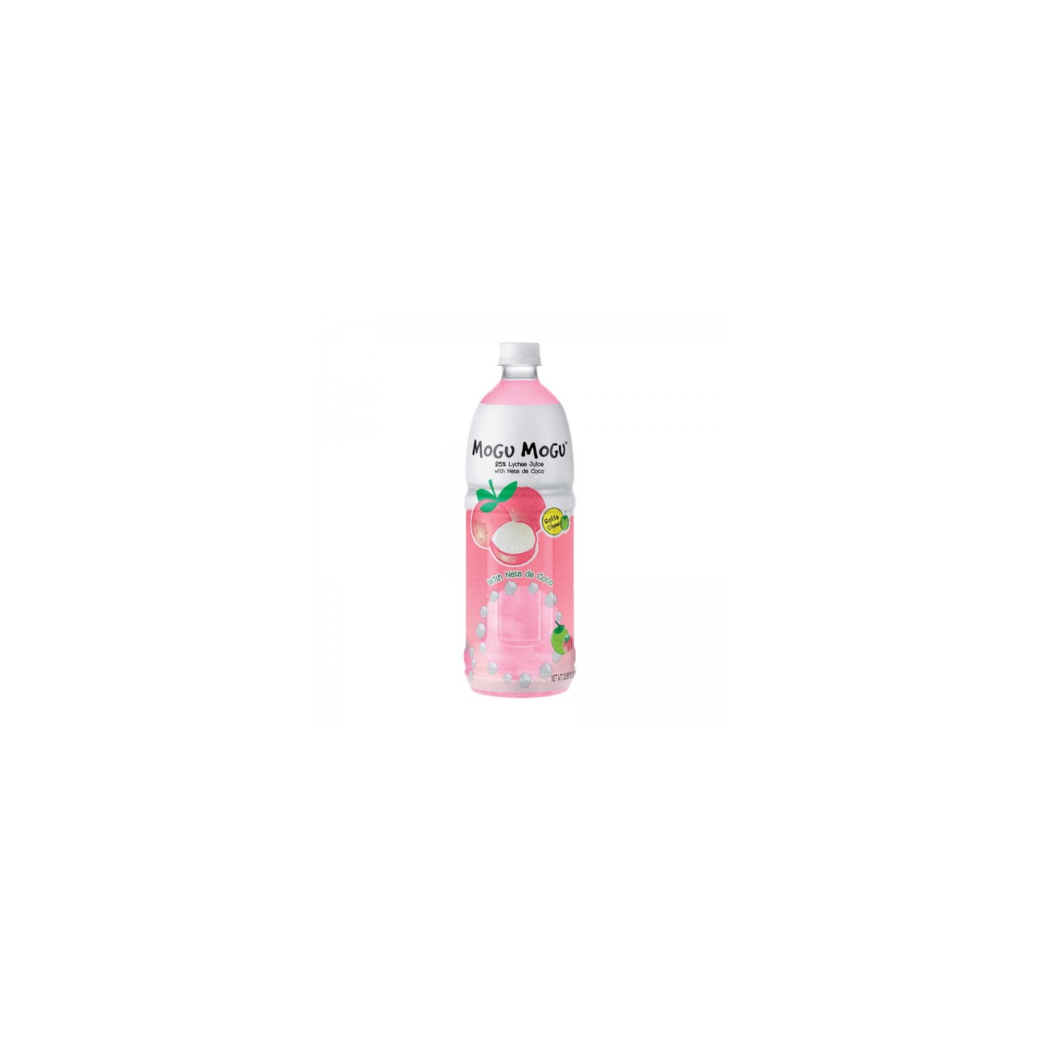 Mogu Mogu Lychee 1l Lychee Drink with Nata De Coco