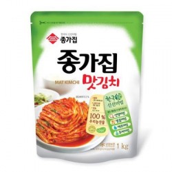 Chongga Mat Kimchi 1kg (종가집 - 맛김치) Cut Cabbage Kimchi