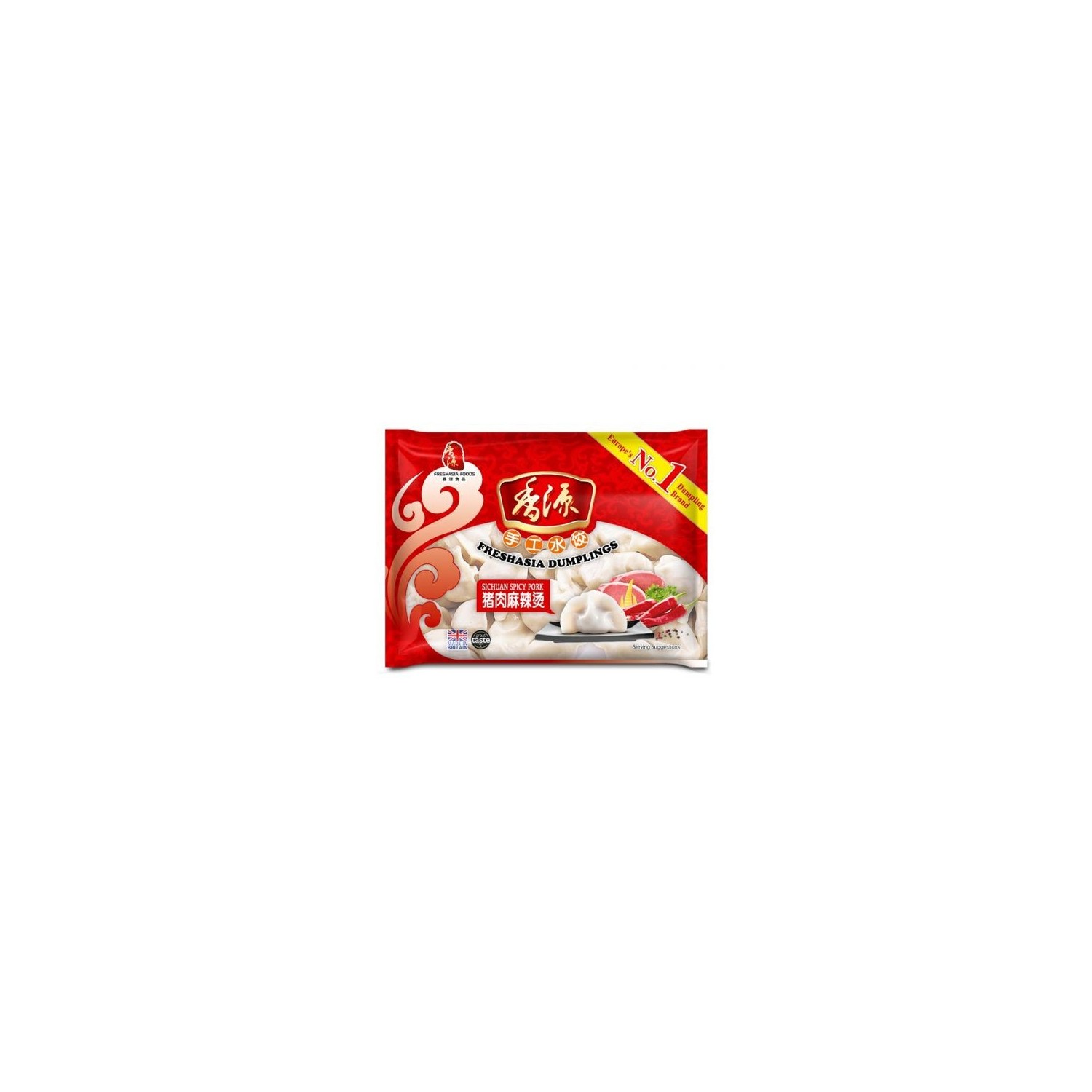 Fresh Asia Foods Sichuan Spicy Pork 400g Frozen Dumplings