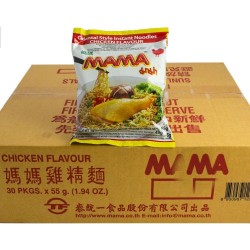 Mama Instant Noodle Box 30x55g Chicken Flavour Mi Ga Noodles