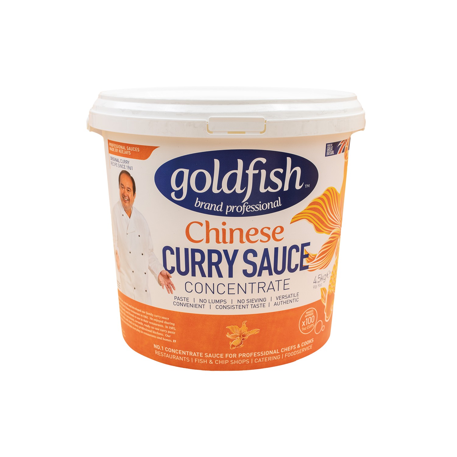 Goldfish Curry Sauce Concentrate 4.5kg Tub Chinese Curry Paste