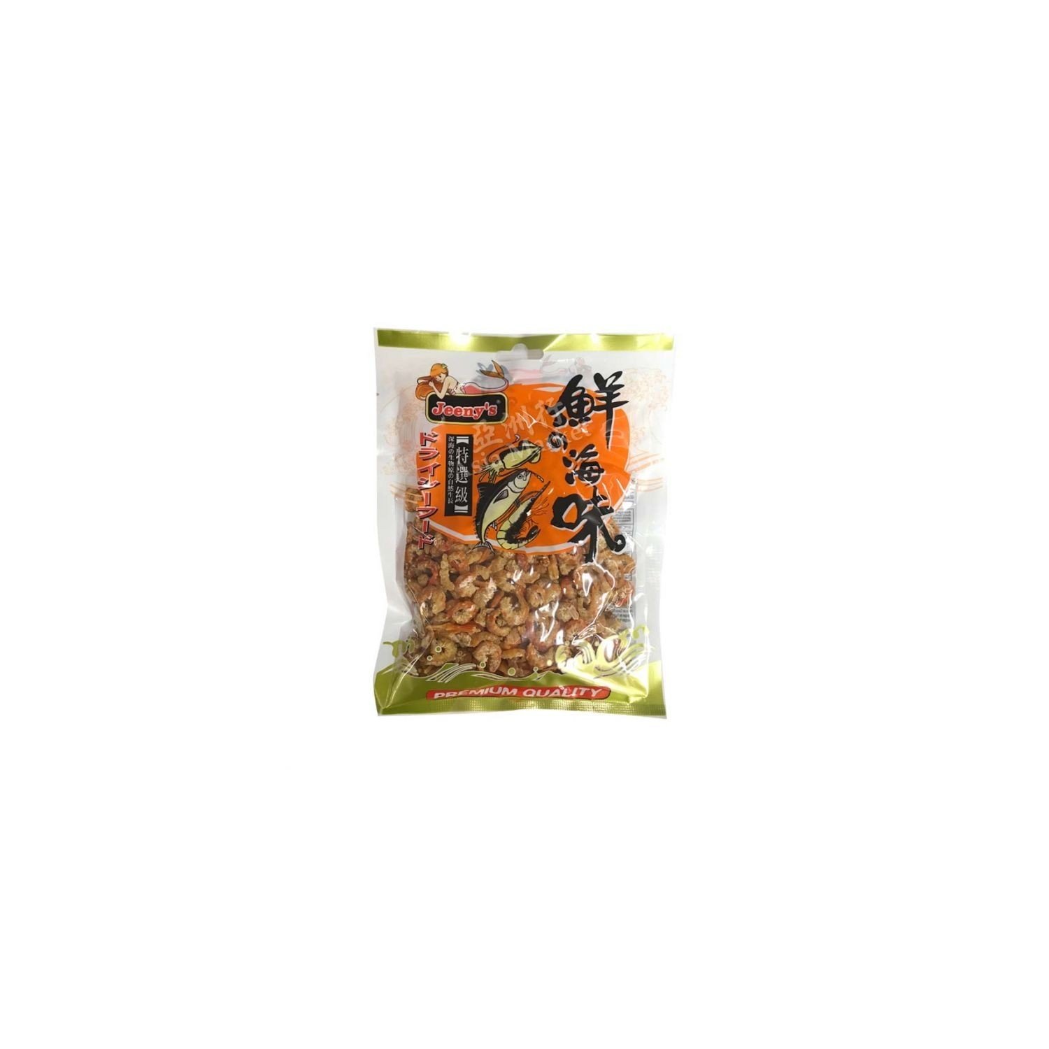 Jeeny's Dried Shrimp 100g Frozen Medium Size Dried Shrimp