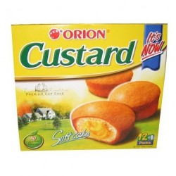 Orion Custard Pies (카스타드) 12x23g Korean Soft Cake Custard...