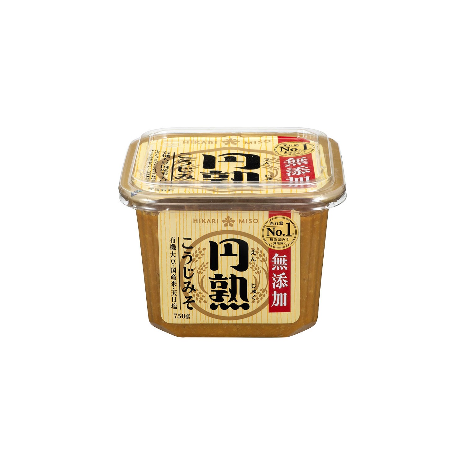 Hikari organic red miso 500g tub