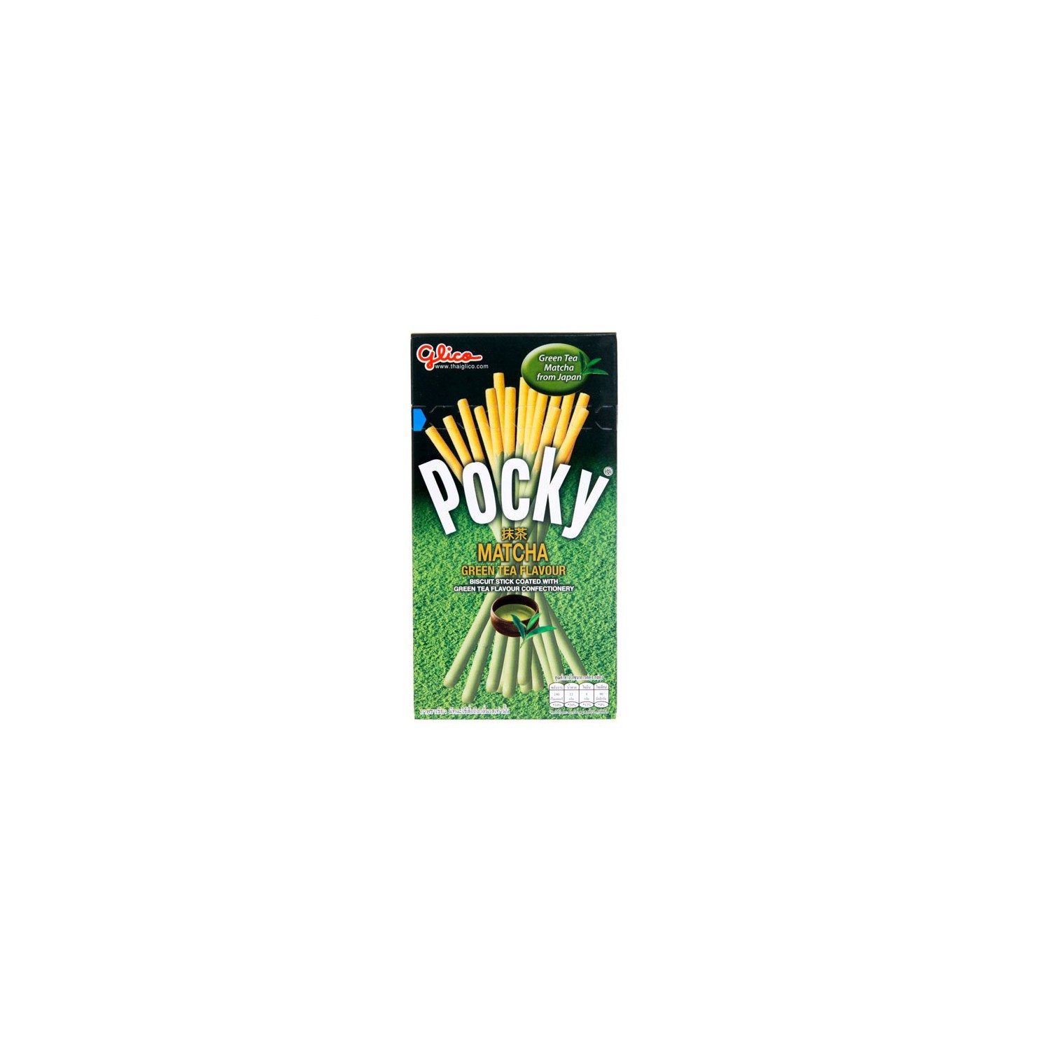 Glico snacks - Pocky Matcha Green Tea Flavour snack - 10pck