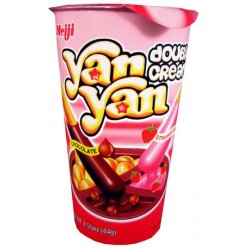 Meiji Yan Yan - Vanilla Flavour Japanese Dip Biscuit Snack 50g