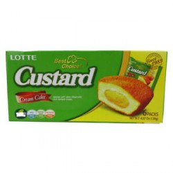 Lotte - 138g 6 Pack Custard Pie Soft Cakes