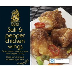 Golden Dragon Salt and Pepper Chicken Wings 200g Frozen Chinese Chicken Wings