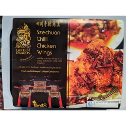 Golden Dragon Szechuan Chilli Chicken Wings 200g Frozen Chinese Chilli Chicken Wings