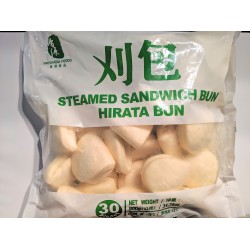 Freshasia Steamed Sandwich Bun 30pc 900g Hirata Bun