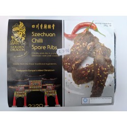 Golden Dragon Szechuan Chilli Spare Ribs 245g Frozen Chilli Ribs