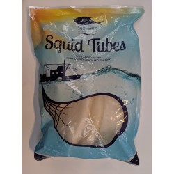 Sea Gem IQF Squid Tubes with added water 700g net without glaze frozen raw squid tubes