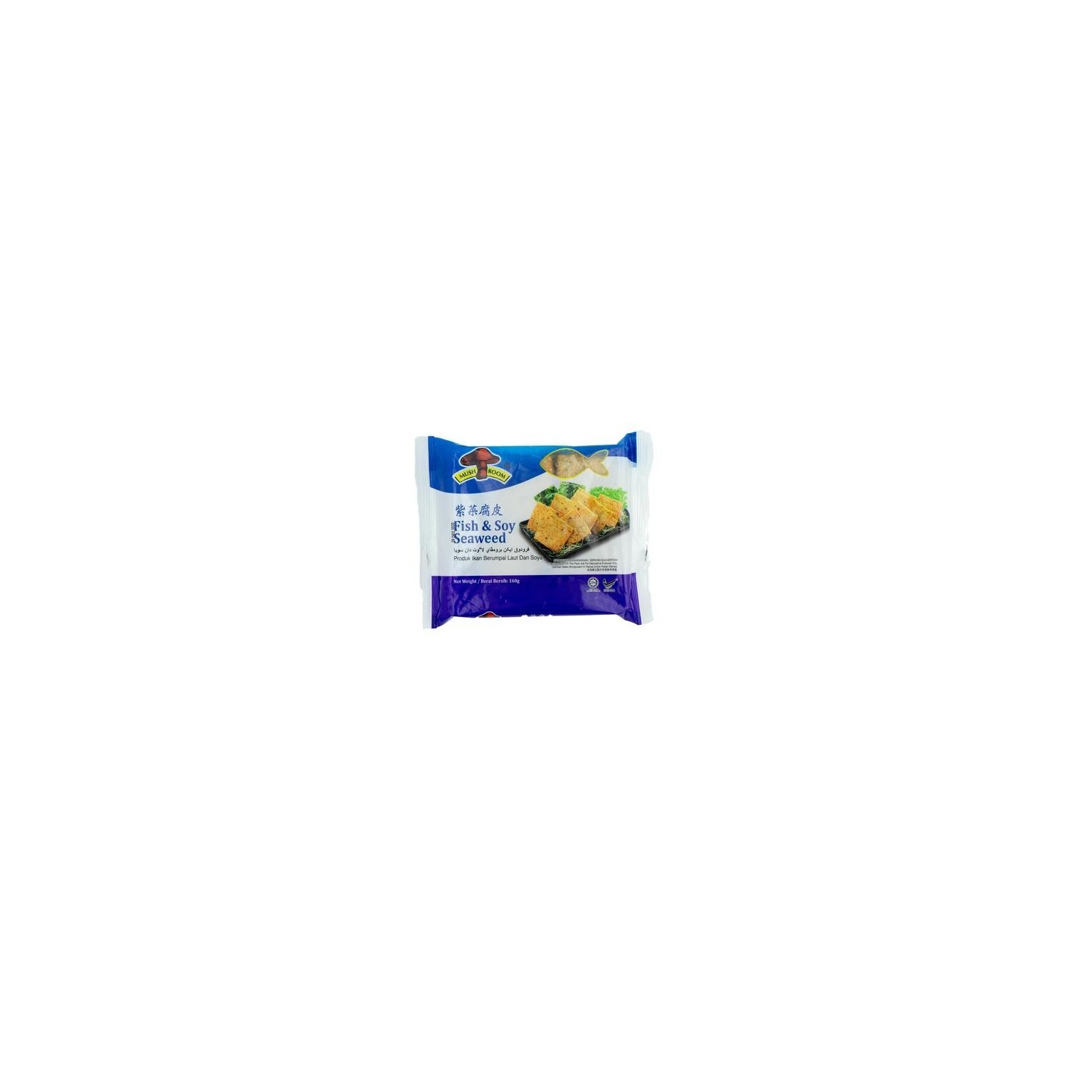 Mushroom Fish and Soy Seaweed 160g 香菇牌腐皮卷 Frozen Fish and Soy Seaweed Mushroom Fish and Soy Seaweed 160g 香菇牌腐皮卷 Frozen Fish and Soy Seaweed