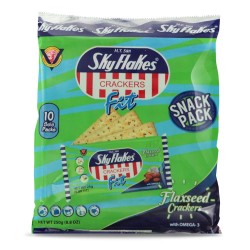 MY San Sky Flakes Flaxseed Crackers 10x25g Filipino Crckers