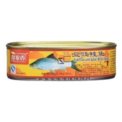 Yu Jia Xlang 180g Fried Dace with Salted Black Bean