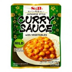 S&B 210g Curry Sauce With Vegetables