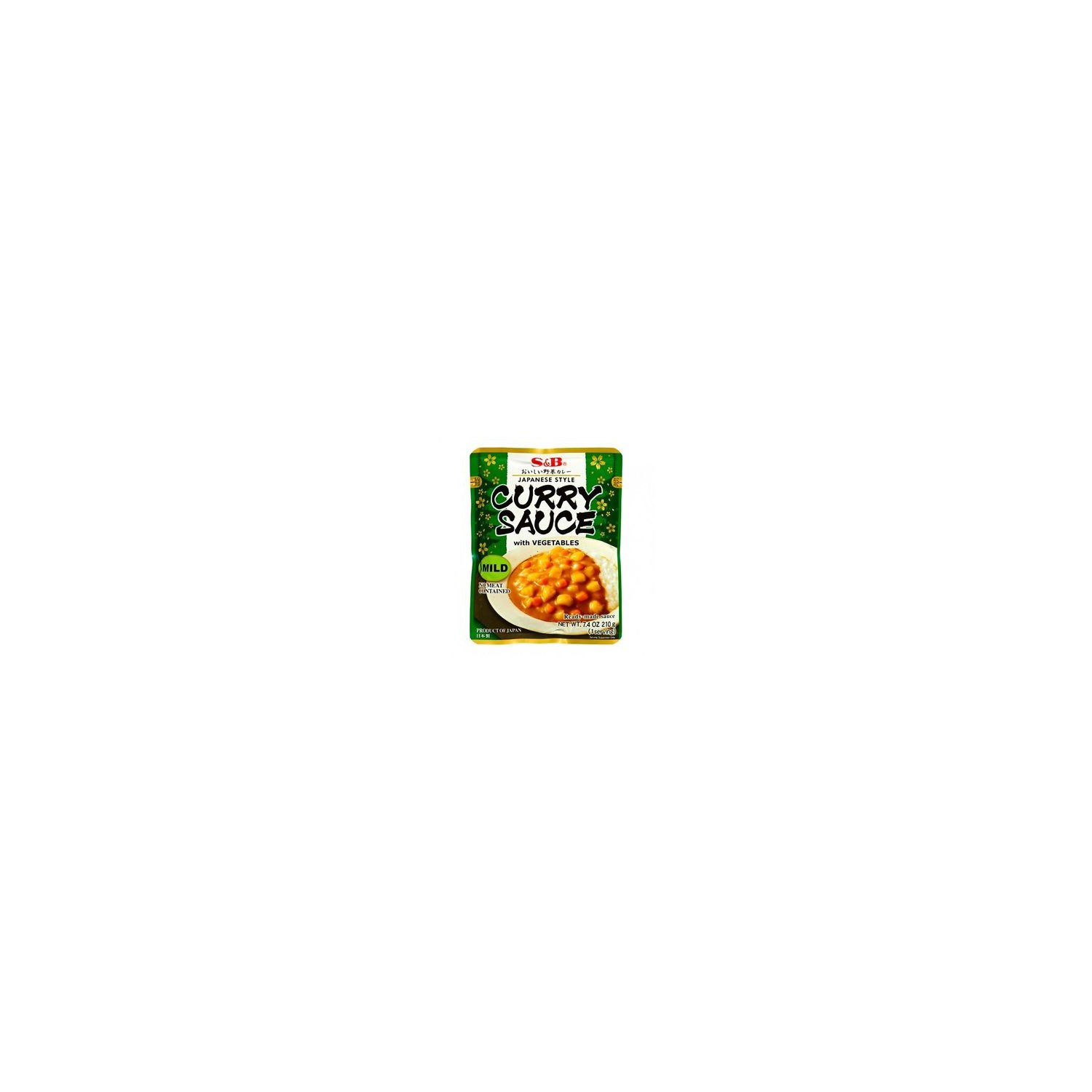 S&B 210g Curry Sauce With Vegetables