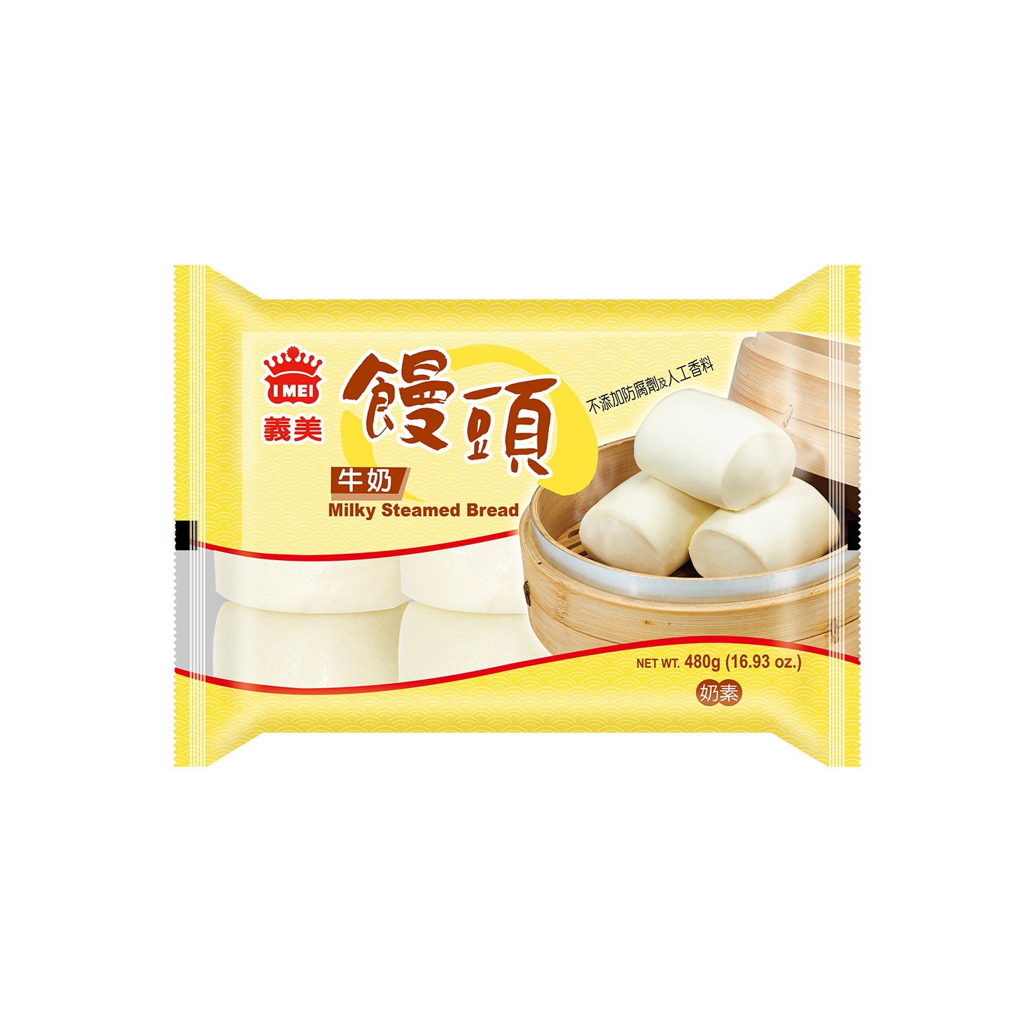 I Mei 480g Milky Steam Bread