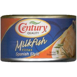 Century Quality 184g Milkfish Fillet in Oil with Black Beans