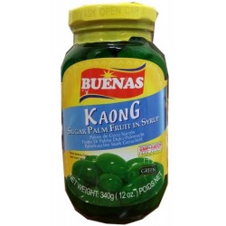 Buenas 340g Kaong Green Candied Fruit in Syrup